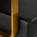 Hairdressing Chair GABBIANO GENUA GOLD black